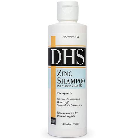 DHS Therapeutic Zinc Shampoo for Psoriasis Seborrheic Dermatitis Dandr — Mountainside Medical ...