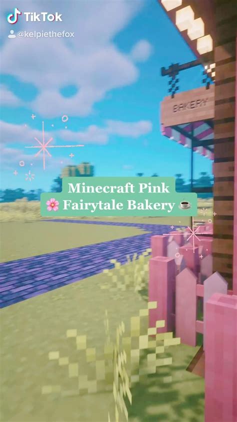 Fairytale Pink Bakery 🌸🍰 Aesthetic Minecraft Cit Ghoulcraft Mizunos