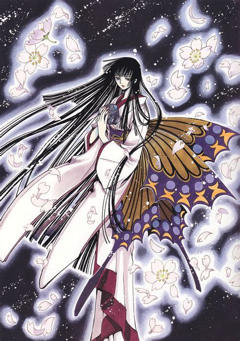 Yuuko Ichihara Butterfly Wings And Blossoms Xxxholic Anime Awesome