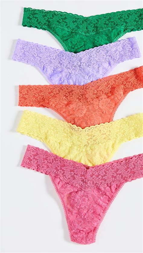 Hanky Panky Signature Lace Original Rise Thong 5 Pack Shopbop