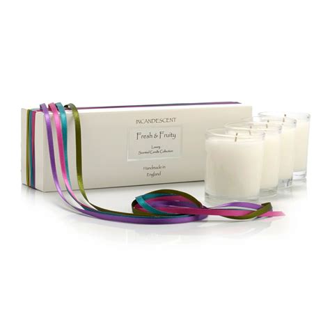 Incandescent Candles Illuminating Scents Fresh And Fruity Candle T Set