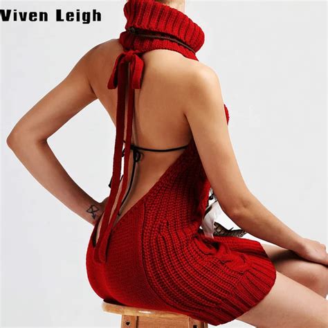 Summer New Turtleneck Sleeveless Long Virgin Killer Sweater