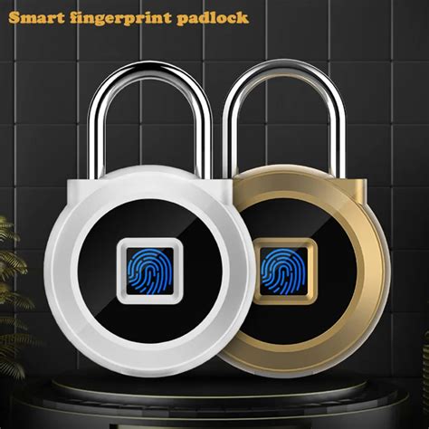 Fingerprint Padlock Smart Lock Travel Waterproof Backpack Door Locker