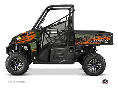 Polaris Utv Action Serie Graphic Kit Green Kutvek