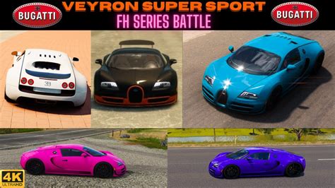 Bugatti Veyron Super Sport FH Series Battle Top Speed Sound Test