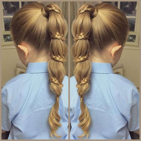 Beth Belshaw On Instagram A Spiral Braid Ponytail For School 😊 Its