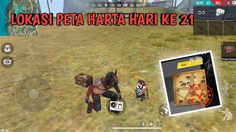 LOKASI PETA HARTA KARUN HARI KE 21 GARENA FREE FIRE Petaharta