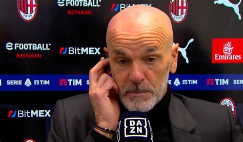 Pioli L idea è di provare a comandare la partita poi la risposta su