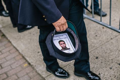 Scenes Of Mourning At The Funeral For Slain Nypd Officer Randolph Holder