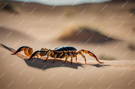 Premium AI Image | A scorpion in the desert