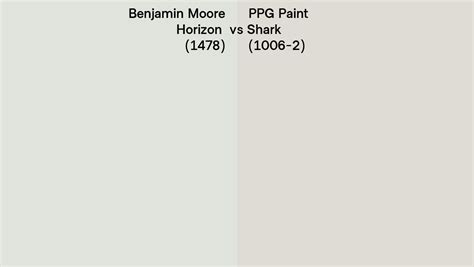 Benjamin Moore Horizon 1478 Vs PPG Paint Shark 1006 2 Side By Side