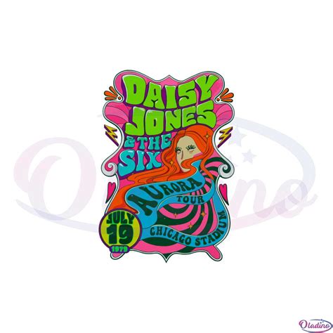 Daisy Jones And The Six Band Concert Aurora World Tour Svg Oladino