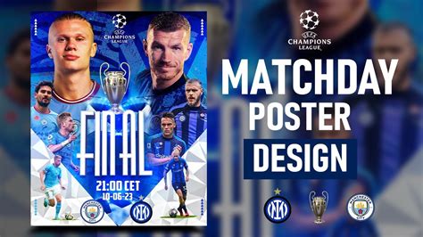 How To Design A Match Day Poster Photoshop Tutorial Youtube