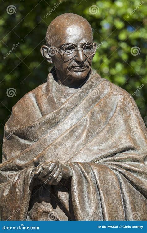 Mahatma Gandhi Statue in London Editorial Image - Image of european, leader: 56199335