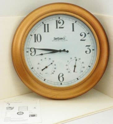 24" SKYSCAN ATOMIC CLOCK MODEL 88303~ RADIO CONTROLLED | #185649796