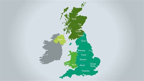 Longest Rivers In The Uk Ks Geography Year And Year Bbc Bitesize