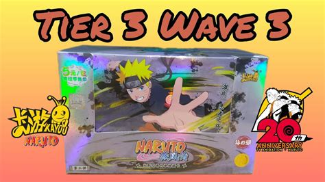 Tier Wave For Kayou Naruto Booster Box Opening Youtube