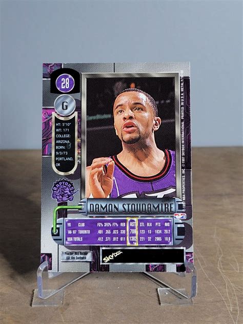 1997 98 Metal Universe Damon Stoudamire Basketball Toronto Raptors 28