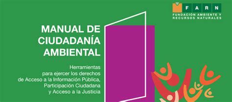 Manual De Ciudadan A Ambiental Y Herramientas Estrat Gicas Farn