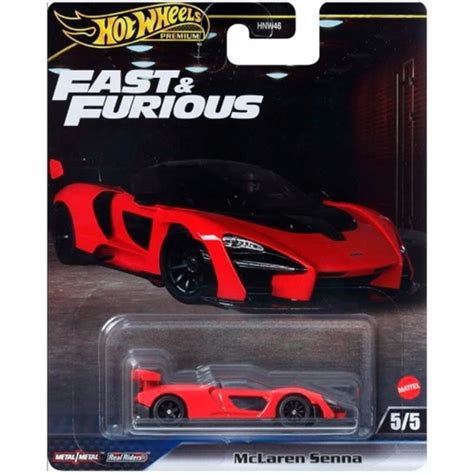 Тематическая машинка Hot Wheels Fast and Furious McLaren Senna HNW46