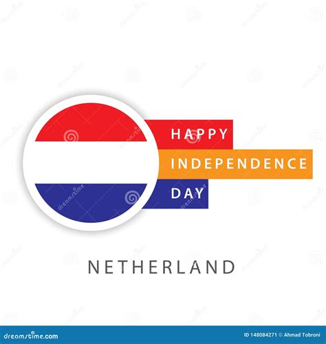 Happy Netherlands Independence Day Vector Template Design Illustrator ...