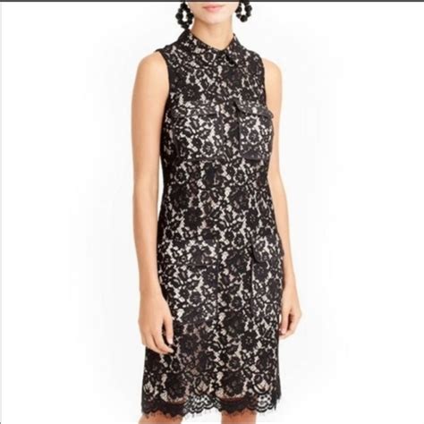 J Crew Dresses Nwt J Crew Sleeveless Lace Cocktail Dress Black