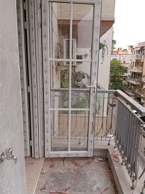 Toughened Glass 3 Track Upvc Sliding Window At Rs 480sq Ft In Noida