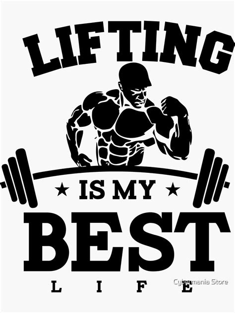 Lifting Is My Best Life Sticker For Sale By Bhagwantmba Redbubble