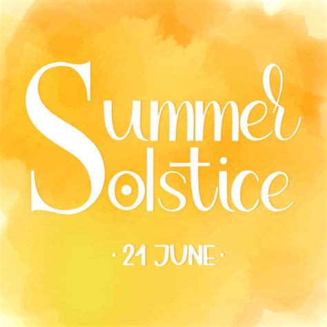 Happy Summer Solstice Clipart