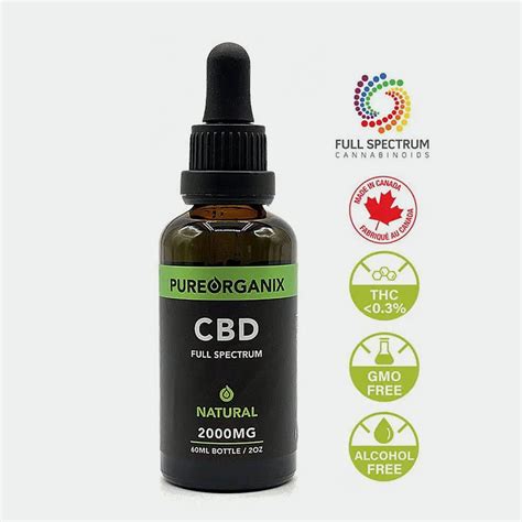 Full Spectrum Organic Cbd Oil Mg Ml Pureorganix