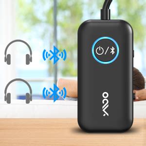 Ymoo Bluetooth Transmitter Receiver For Tv To Headphones In