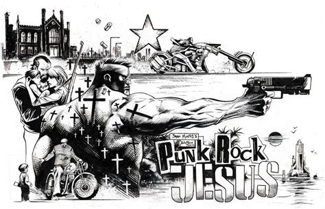 Inks Punk Rock Jesus Pinup By Sean Murphy By Adr Ben On Deviantart