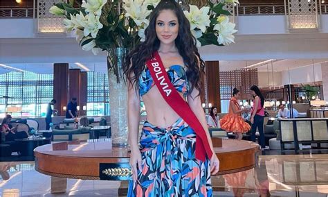 Presa Miss Mundo Bolivia Alondra Mercado Por Tr Fico De Armas