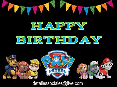 Paw Patrol Birthday Quotes Shortquotescc