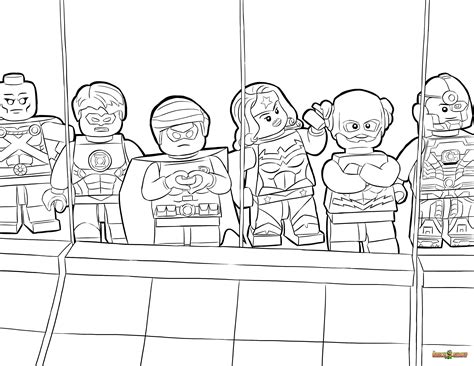 Dc Comics Super Heroes Superheroes Free Printable Coloring Pages