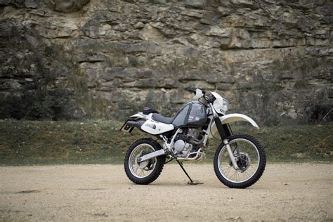 A Custom Honda Xr650l By Sea Of Rocks