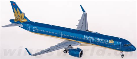 XX2255 Vietnam Airlines 越南航空 Airbus A321neo VN A618 JC Wings 1 200 飞机模型世界