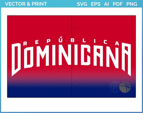 Dominican Republic - Jersey Logo (2023) - Baseball Sports Vector SVG ...