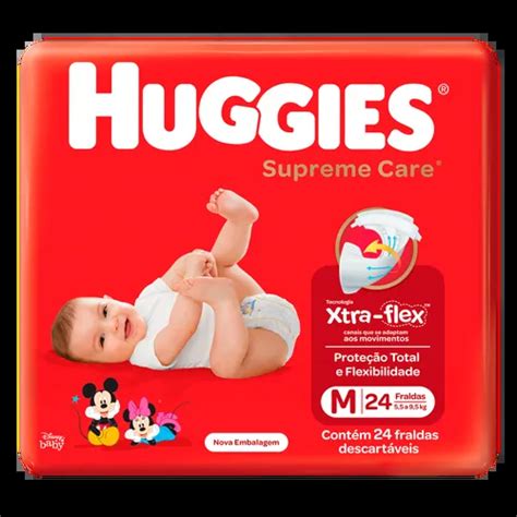 Fralda Descart Vel Infantil Huggies Turma Da M Nica Supreme Care M