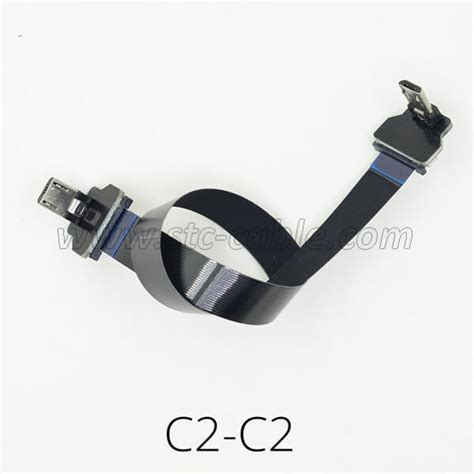 Fpv Flat Slim Thin Ribbon Fpc Up 90 Degree Micro Usb Cable China Stc Electronichong Kong