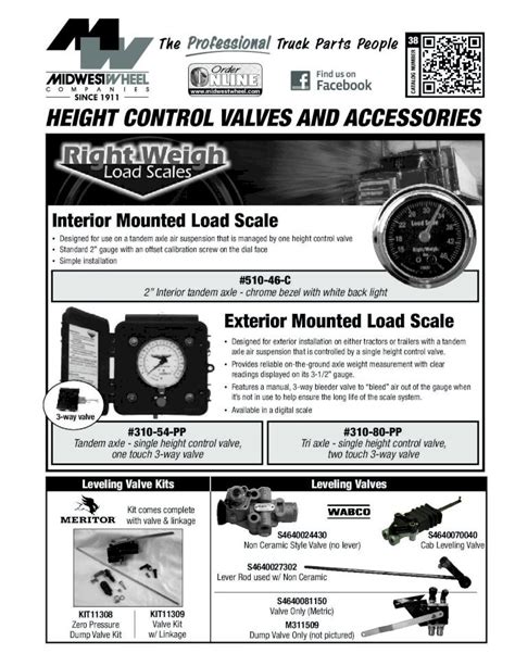 Pdf Height Control Valves And Accessories Control Height Control