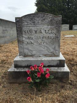 Nancy Ann Pollard Lee M Morial Find A Grave