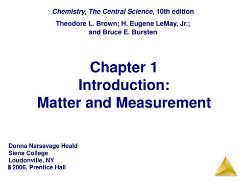 Ppt Chapter 1 Introduction Matter And Measurement Powerpoint