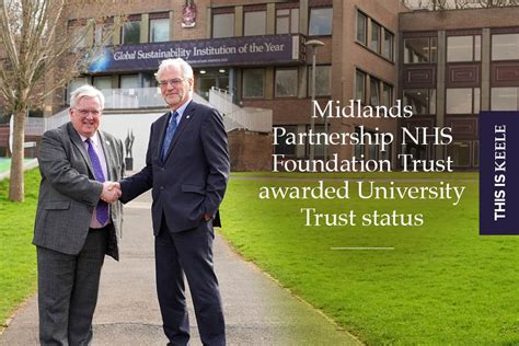 Midlands Partnership NHS Foundation Trust Awarded University Trust