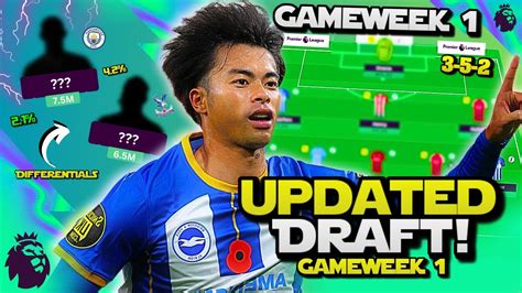 My New Fpl Draft Gameweek Fpl Draft Fantasy Premier League Tips