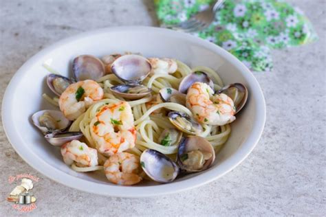 Pasta Con Vongole E Gamberi Le Passioni Di Mam