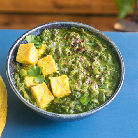 Vegan Saag Paneer Recipe Palak Tofu Dairy Free And Gluten Free