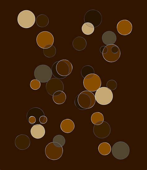 Brown Abstract Painting By Frank Tschakert