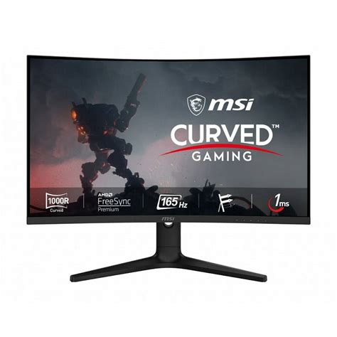 MSI Optix G271C 27 Inch Full HD VA FreeSync Premium 165Hz Curved Gaming