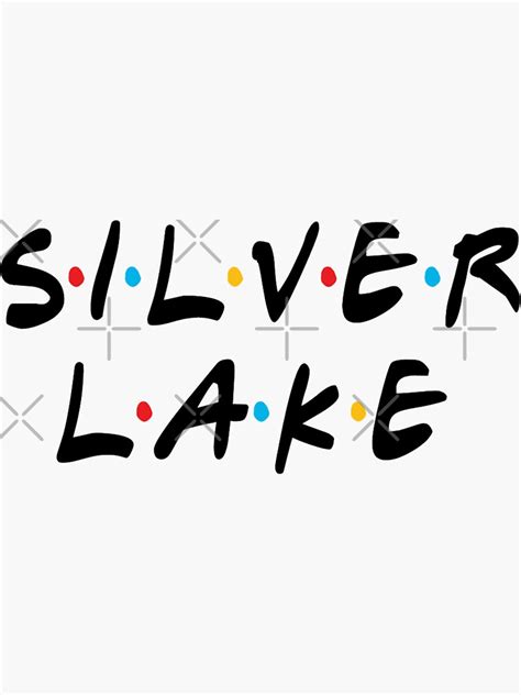 Silver Lake Sticker For Sale By Csachs Redbubble